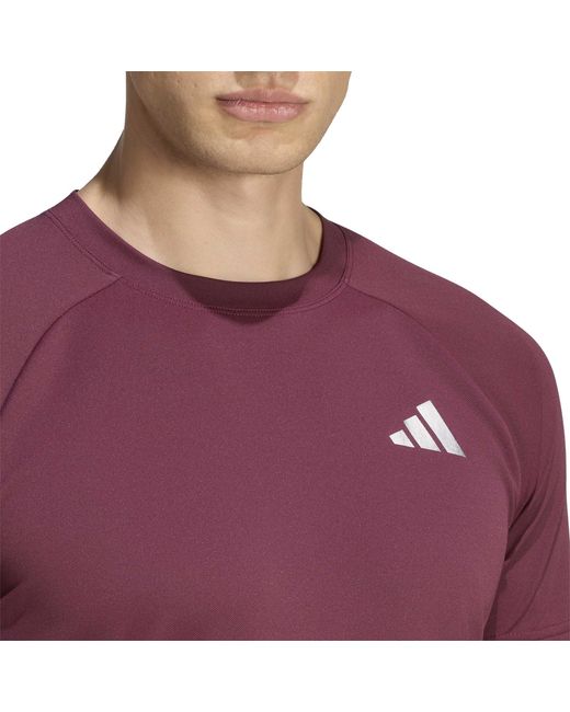 Adidas Purple Us Open Tee Sn63 for men