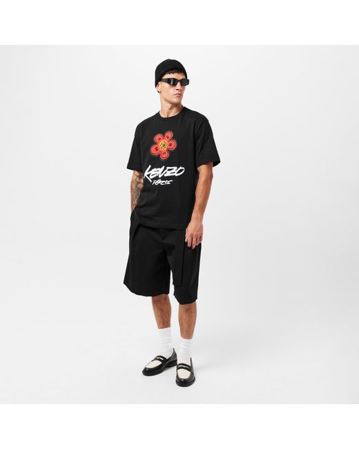 KENZO Black X Futura 2000 T-Shirt for men