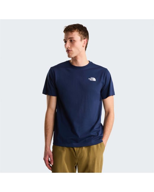 The North Face Blue Never Stop Exploring Regular Fit T-Shirt for men