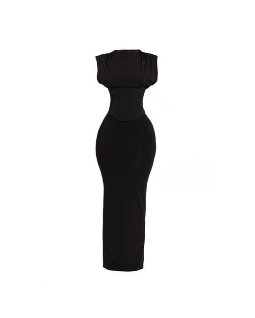 Mars the Label Black Sandra Maxi Long Dress