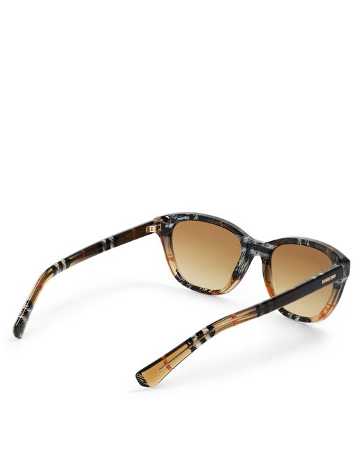 Burberry Brown 0Be4486 Cat Eye Sunglasses
