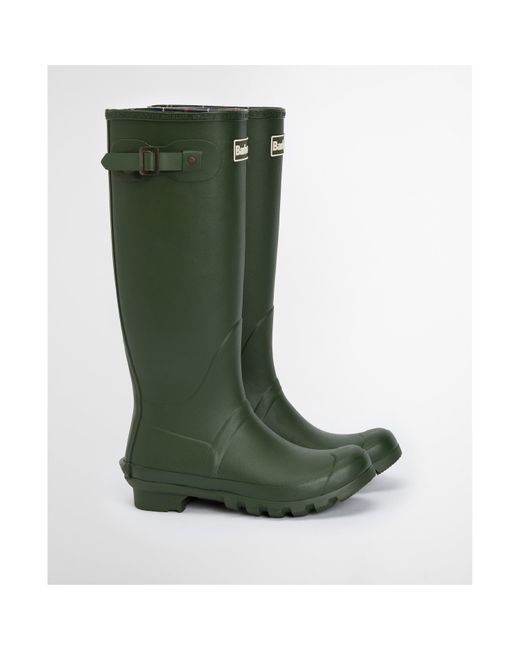 Barbour Green Bede Wellington Boots