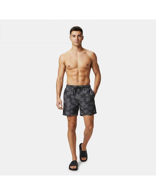 Jack Wills Gray Jw Blurred Floral Swim Shorts for men