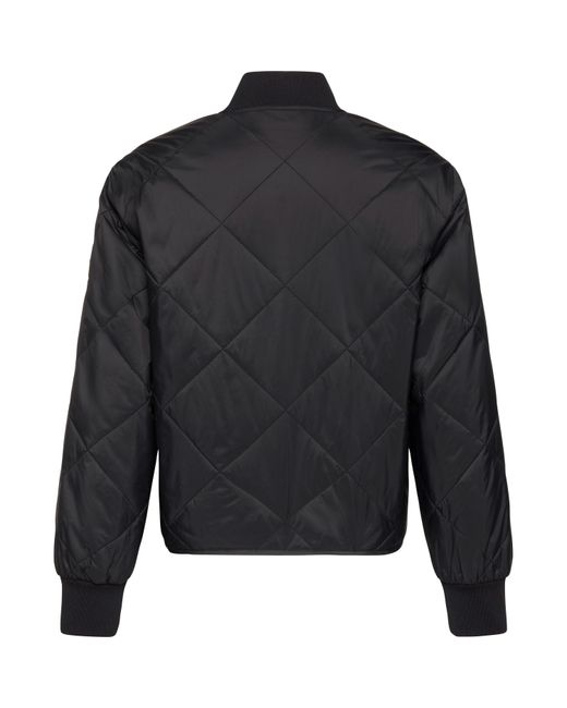 Calvin Klein Black Quilted Bomber Jacket