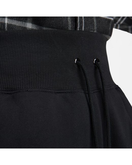 Nike Black Sportswear Phoenix Fleece High-Waisted Oversized Sweatpants