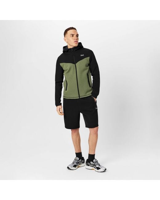 Everlast Black Tech Fleece Short for men