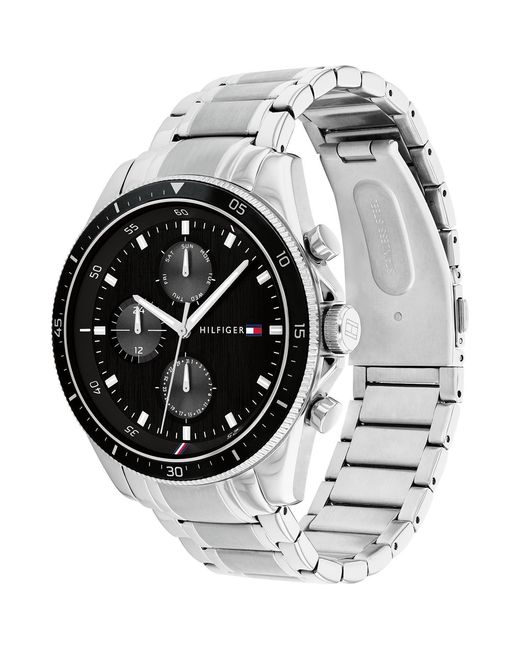 Tommy Hilfiger Metallic Stainless Steel Watch for men