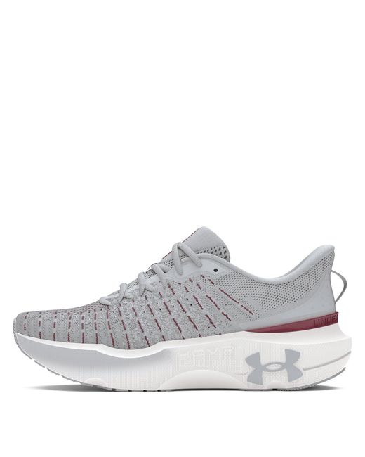 Under Armour Gray Infinite Elite Running Shoes for men