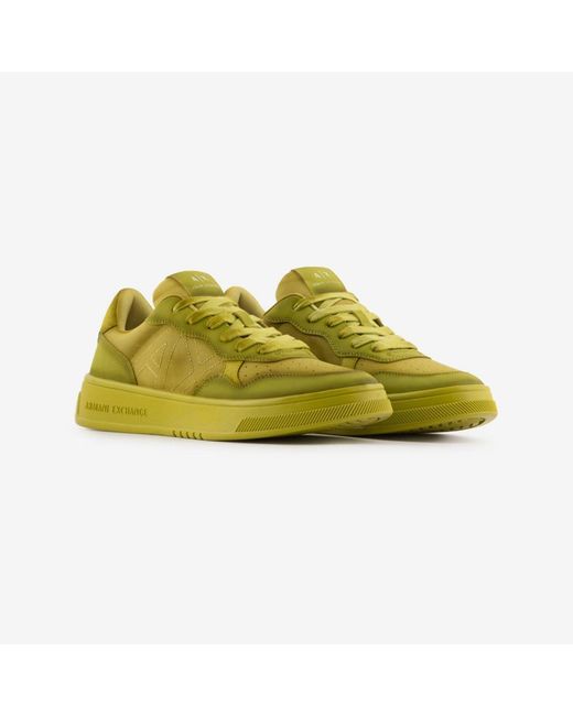ARMANI EXCHANGE Yellow Trainers for men