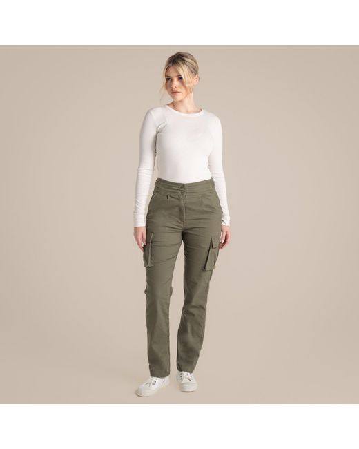 Craghoppers Green Araby Straight Leg Trousers