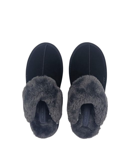 Jack Wills Black Mule Slippers