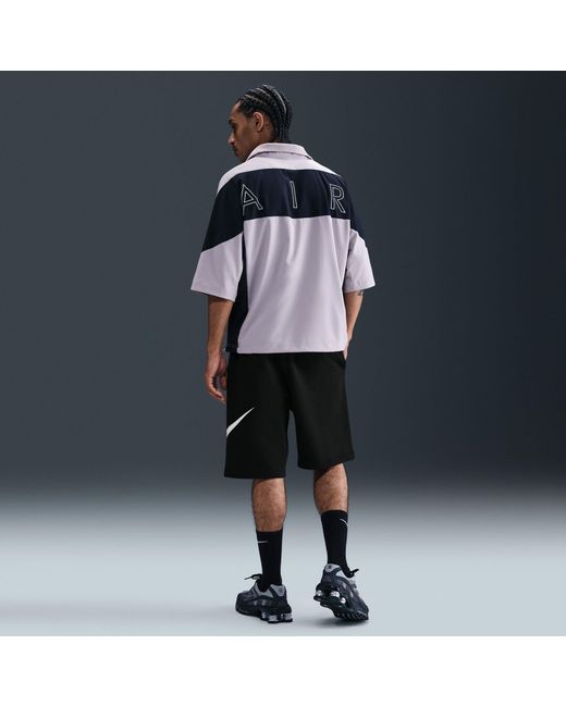 Nike Black Sportswear Club Graphic Shorts for men