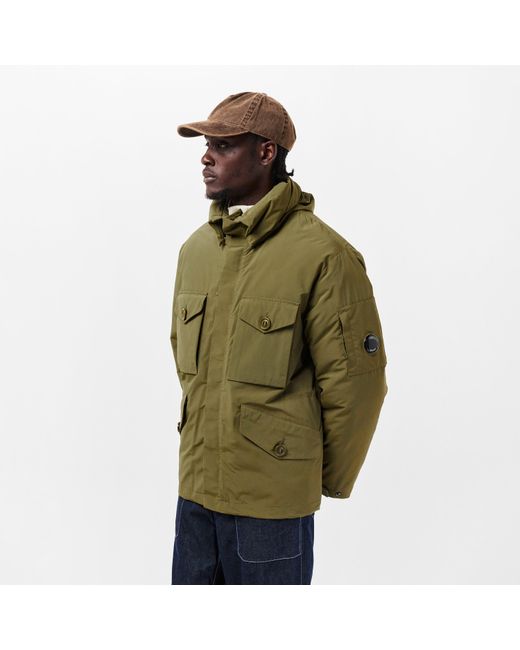 C P Company Green Goggle Softshell Jacket for men