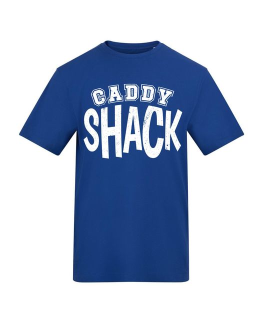 AWD Blue Printed Golf Adult Tee