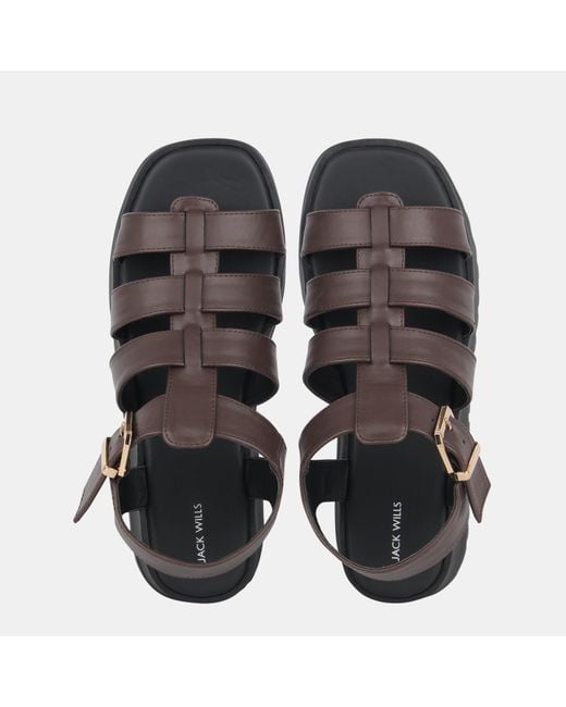 Jack Wills Brown Gladiator Sandals