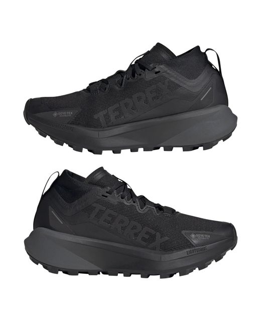 Adidas Black Terrex Agravic Gtx Trail Running Shoes