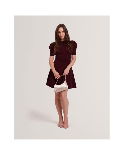 Ted Baker Red Knitted Jumper Dress