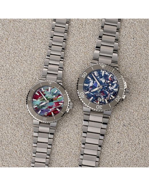 Oris Metallic Date Analogue Quartz Watch for men