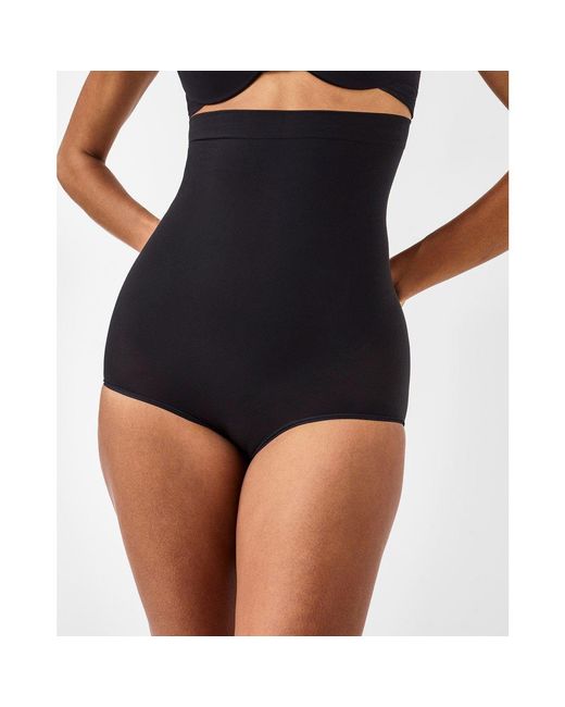 Spanx Black Sculpt Seamless Power High-Waisted Brief