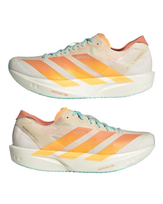 Adidas Yellow Adizero Takumi Sen 11 Trainers