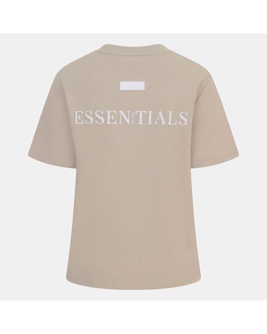 Blank Essentials Natural Blank E Core Puff Print T-Shirt Ladies