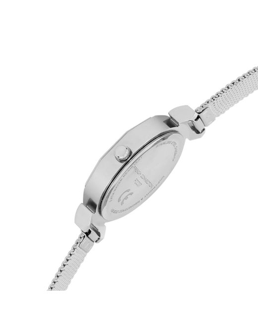 French Connection Blue Case Round Shape Strap Quartz Watch