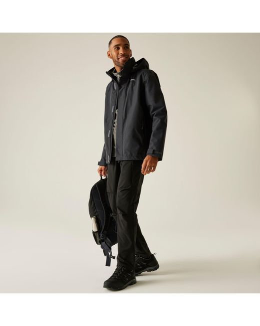 Regatta Black Matt Ii Waterproof Isotex Jacket for men