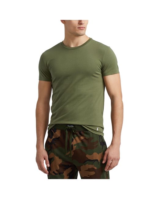 Polo Ralph Lauren Green 3-Pack T-Shirts for men