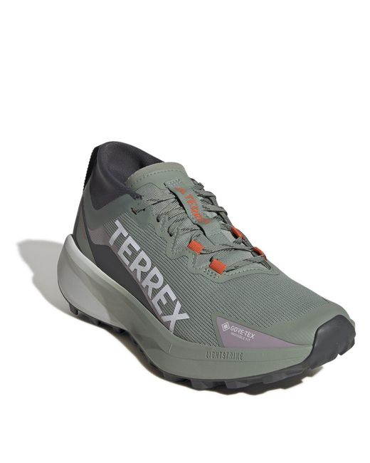 Adidas Gray Terrex Agravic Gtx Trail Running Shoes