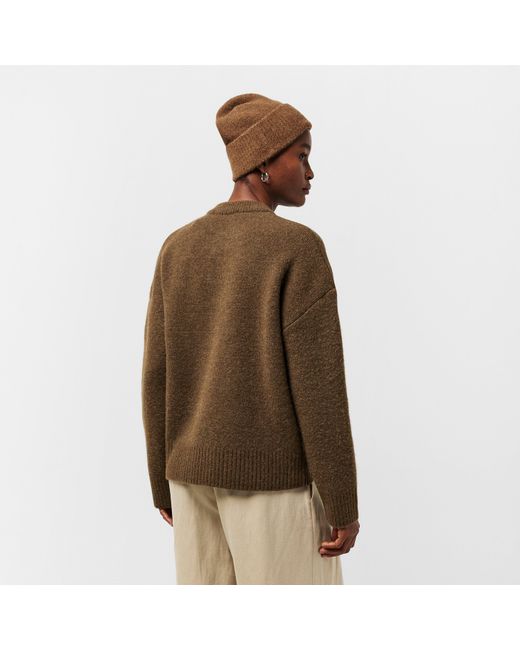 AMI Brown Adc Cardigan