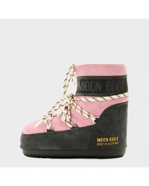 Moon Boot Pink Snow Boots