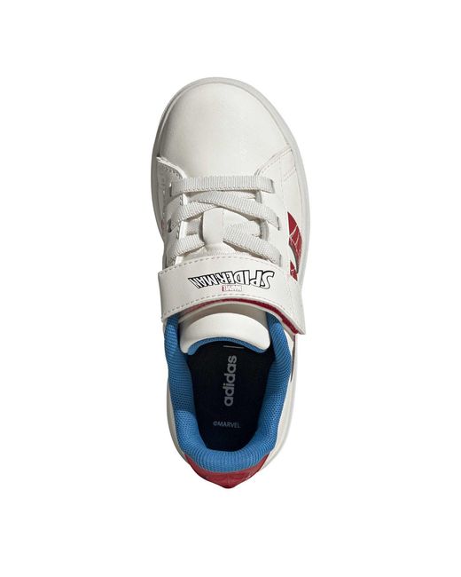 Adidas Multicolor Grand Court Spider- Low-Top Trainers for men