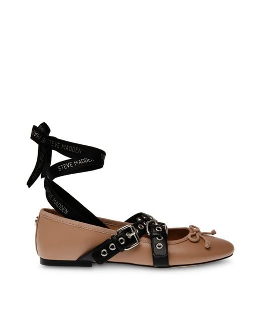 Steve Madden Black Baylen Flat Slippers