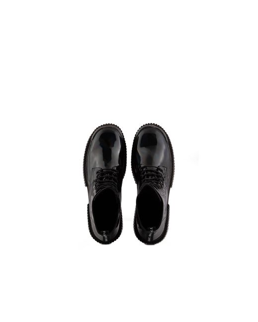 ARMANI EXCHANGE Black Ankle Boots