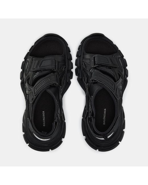 Balenciaga Track Sandals in Black | Lyst UK