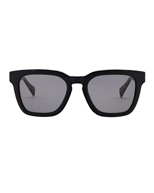 AllSaints Black Sai Phoenix Uv Protection Wayfarer Sunglasses for men