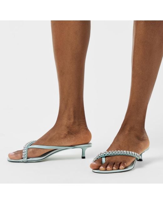 Jimmy Choo White Dila 35 Sandals
