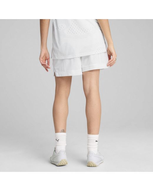PUMA White Jer-She Short Jogger