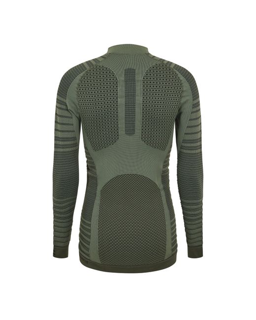 Diadora Green Quarter Zip Long Sleeve Fleece for men