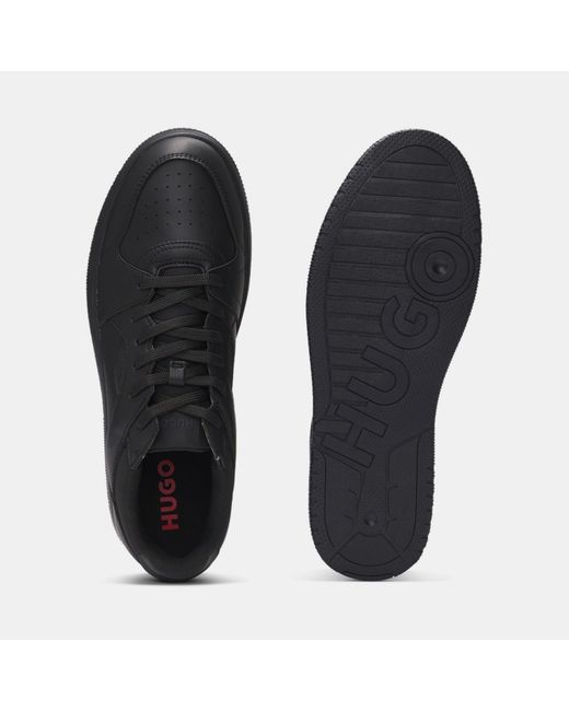 HUGO Black Logo Trainers for men