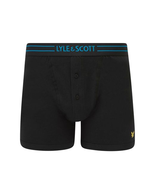 Lyle & Scott Black Lyle Lewis 3Pk for men