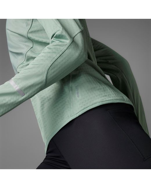 Adidas Blue Ultimate High Visibility Half Zip Performance Tracksuit Top