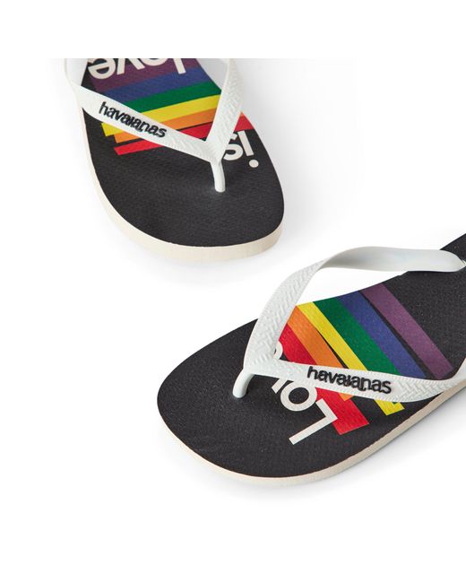 Havaianas White Flip Flops for men