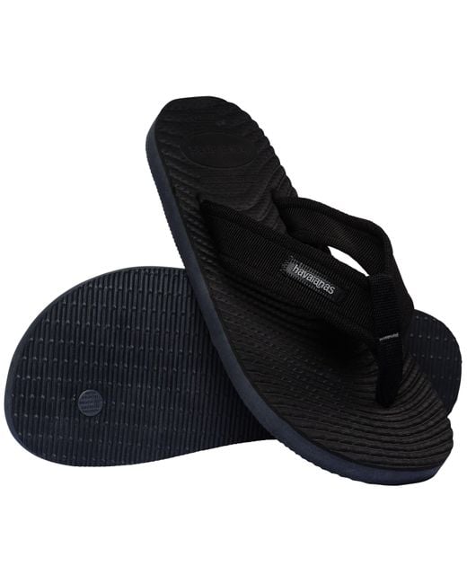 Havaianas Black Surfer Coast Flip Flops for men