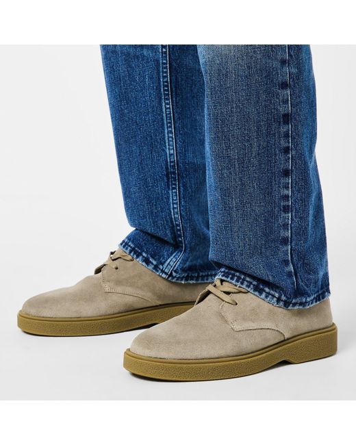 Calvin Klein Natural Suede Desert Boots for men