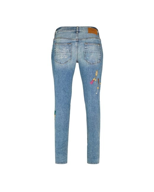 Amiri Blue Skinny Jeans for men