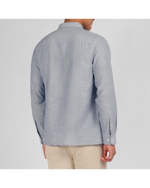 Eden Park Blue Plain Shirt for men