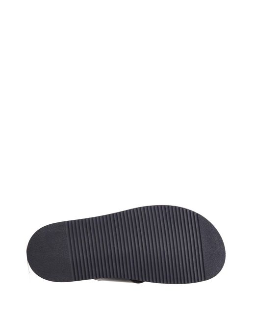 Base London Black Webb Slider for men