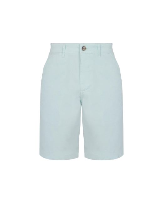 Eden Park Blue Light Chino Bermuda Shorts for men