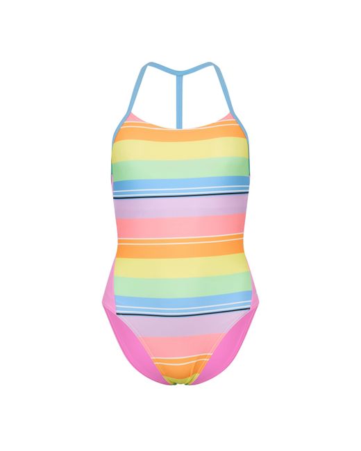 Zoggs Yellow Tranquil T-Back Strip